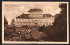 Cerveny Hrádek, veduta del castello, cartolina 