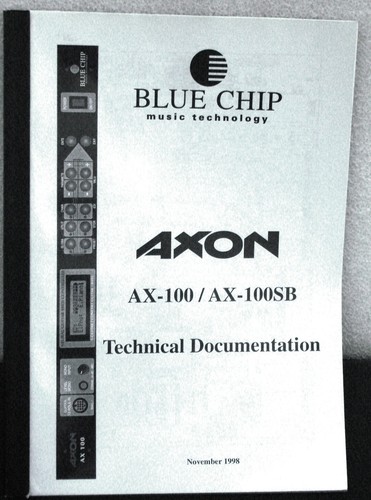 Axon ax100 midi - ax100, converter