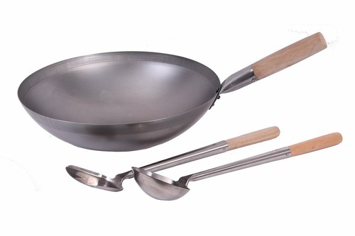 Set padella wok 38cm fondo - padella,