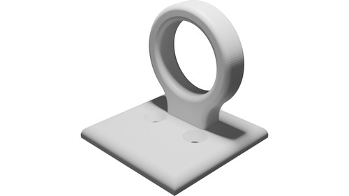 Base muro per contatore - base,
