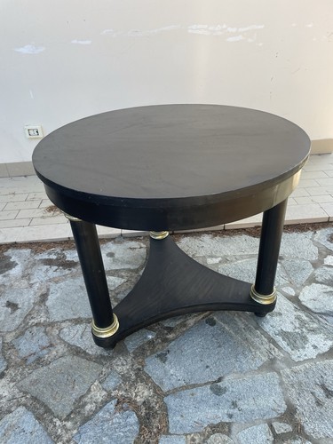Tavolo metallo laccato nero - tavolo, in