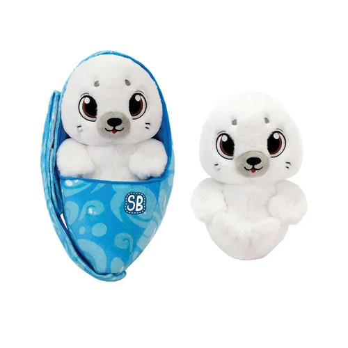Fascia bianca foca - , peluche