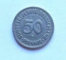 50 Pfennig BRD, 1950 G, Banca