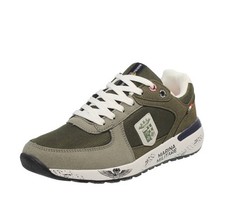 Marina Militare Sneakers Basse Con Memory Foam Verde - Taglia 42 [26.2cm] Uomo