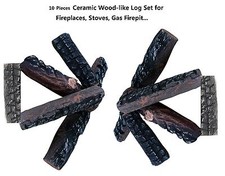 Set tronchi a legna in fibra