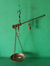 RIPRODUZIONE VECCHIO BILANCINO BILANCIA BILANCINA VINTAGE IN OTTONE. CM17
