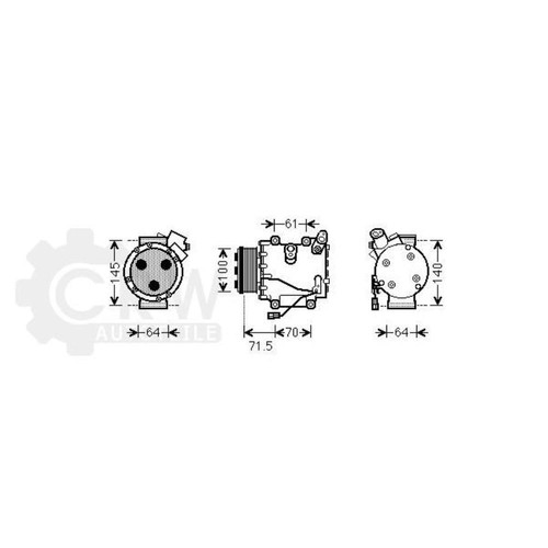 Compressore climatizzatore per - compressore,