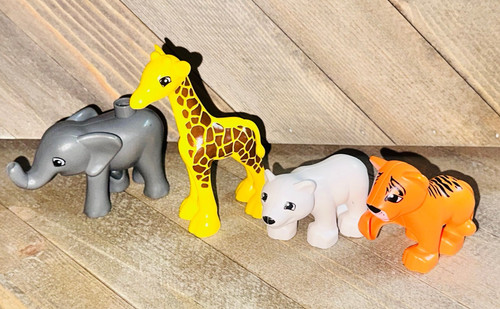 Lego duplo elefante - duplo, giraffa