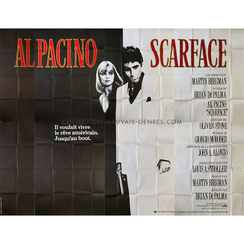 Poster film francese scarface - film,