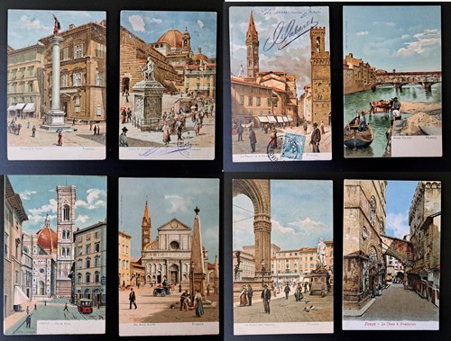 Firenze lotto 29 cartoline - firenze,