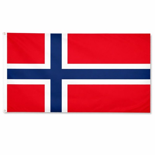 Grande bandiera norvegia 5x3ft - grande,