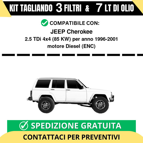 Tagliando per jeep cherokee - per,