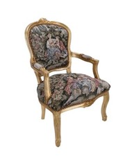 Poltrona barocca legno - in,