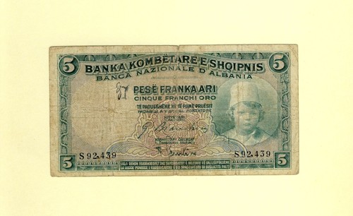 Albania peso franka ari - franka,