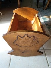 Culla bambola toppa cavolo fatta a mano vintage