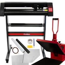 Pressa di calore a sublimazione 38 cm macchina taglierina vinile plotter 720 mm 28 e supporto