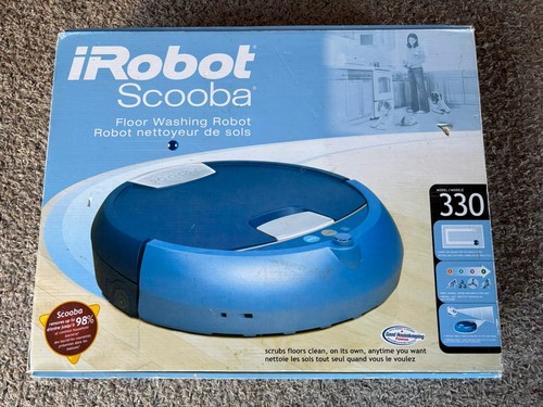 Irobot 330 scooba blue robot - irobot,