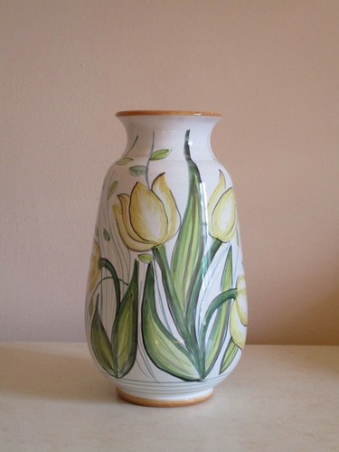 Vaso ceramica decorato - vaso, in