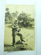 VECCHIA FOTO MILITARE WW2 PALO  SOLDATO DIVISA UNIFORME 1940 SECONDA GUERRA