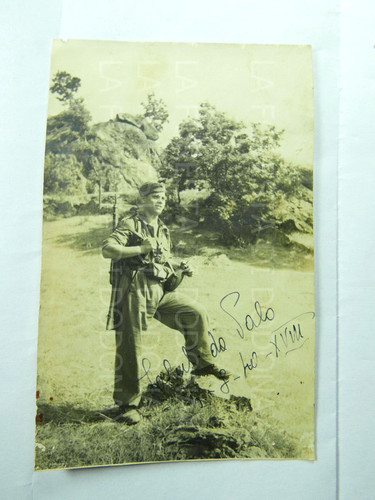 Vecchia foto militare ww2 palo - vecchia,