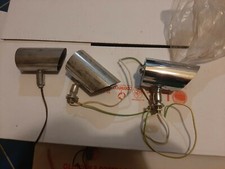 3 faretti per specchio vintage modernariato 