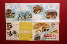Pieghevole Biciclette Bianchi 1885-1952 Modelli Grafica Gusmaroli Pubblicità