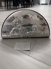 Vintage Prezioso Quadro In Lamina D’argento AN Ag 12 Gr 146    41 Cm X 22 Cm