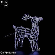 RENNA NATALIZIA LUMINOSA CON