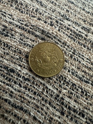 Moneta 200 lire arma dei - moneta,