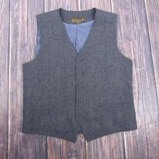 Pronto Uomo Blue Vest Mens L