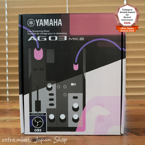 Yamaha ag03mk2 nero 3ch live - ag03mk2,