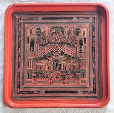 Vassoio Quadrato Lacca