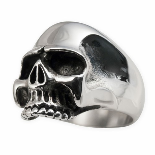 Anello teschio acciaio inox
