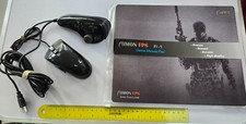 SONY PLAYSTATION 3 PS3 SPLITFISH FRAG FX PIRANHA CONTROLLER MOUSE FPS USB Mat Pa