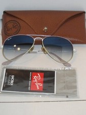 RAY BAN AVIATOR * OCCHIALI DA SOLE PILOTA RB 3025 / 55-14 ** AVIATOR LARGE METAL!