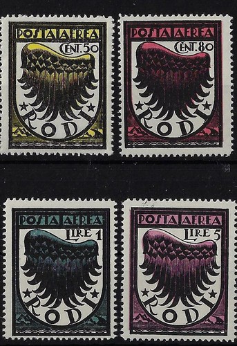 1934 colonie italiane isole - italiane,