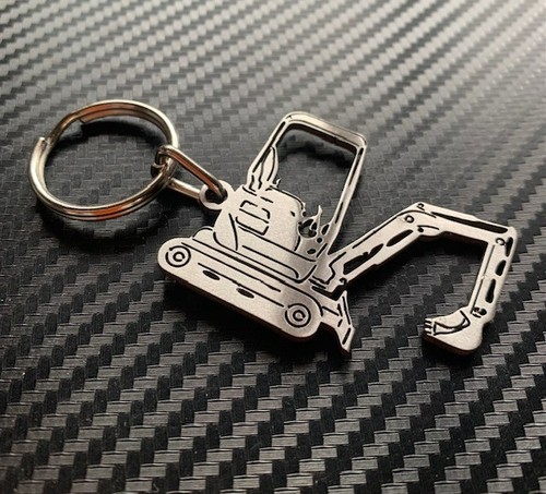Mini digger keyring excavator - keyring,
