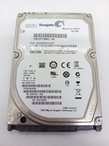 Seagate st9320325as 320 gb - seagate,