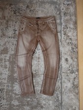 Jeans vintage Absolut Joy rari marroni lusso denim italiano
