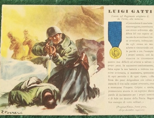 Cartolina medaglia oro - cartolina,