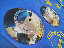 COPPA RUOTA CITROEN-PEUGEOT COPRIMOZZO 2pz.ACCIAIO INOX*n.b.COPRICERCHIO RENAULT