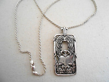 Collana catena argento