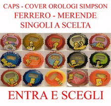 (SC35) CAPS / COVER OROLOGI SIMPSON - ANNO 2000 - MERENDE FERRERO
