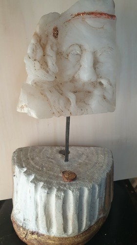 Scultura moderna alabastro - scultura,