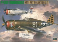 REPUBLIC P-47D THUNDERBOLT "NOSE ART COLLECTION SET" DUAL COMBO 1:72 HASEGAWA