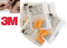 10 PAIA TAPPI PER ORECCHIE 3M 1100 ANTI RUMORE LAVORO STUDIO 35 dB DORMIRE