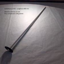 Cerbottana PVC L=800 mm - Foro
