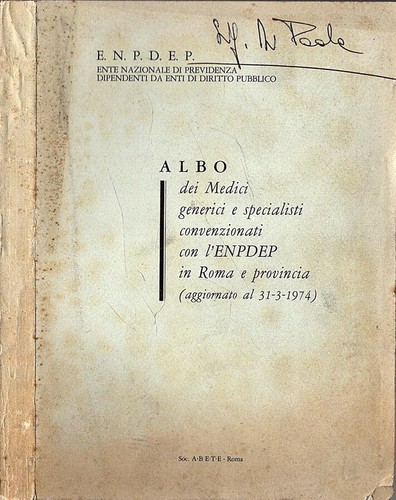 Albo dei medici - albo,