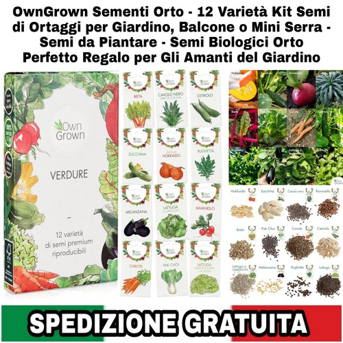 Sementi orto varietà kit - orto,
