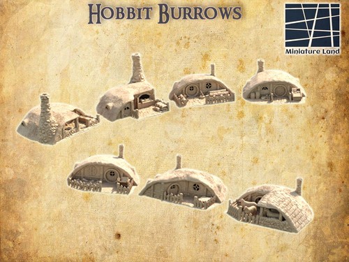 Hobbit burrows houses - houses, 28